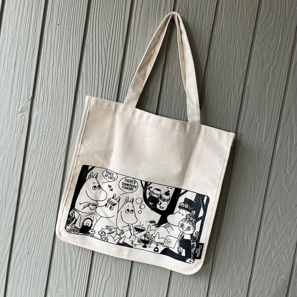 Rare Moomin x Marble Sub Canvas Tote Bag Promo NWOT “Not for Sale” Japan